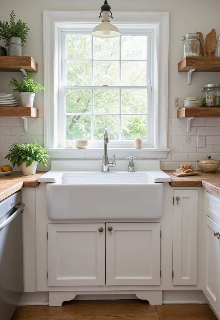 23 Farmhouse Kitchen Decor Ideas That Will Transform Your Space into a Cozy Retreat! - 2. Farmhouse Sink