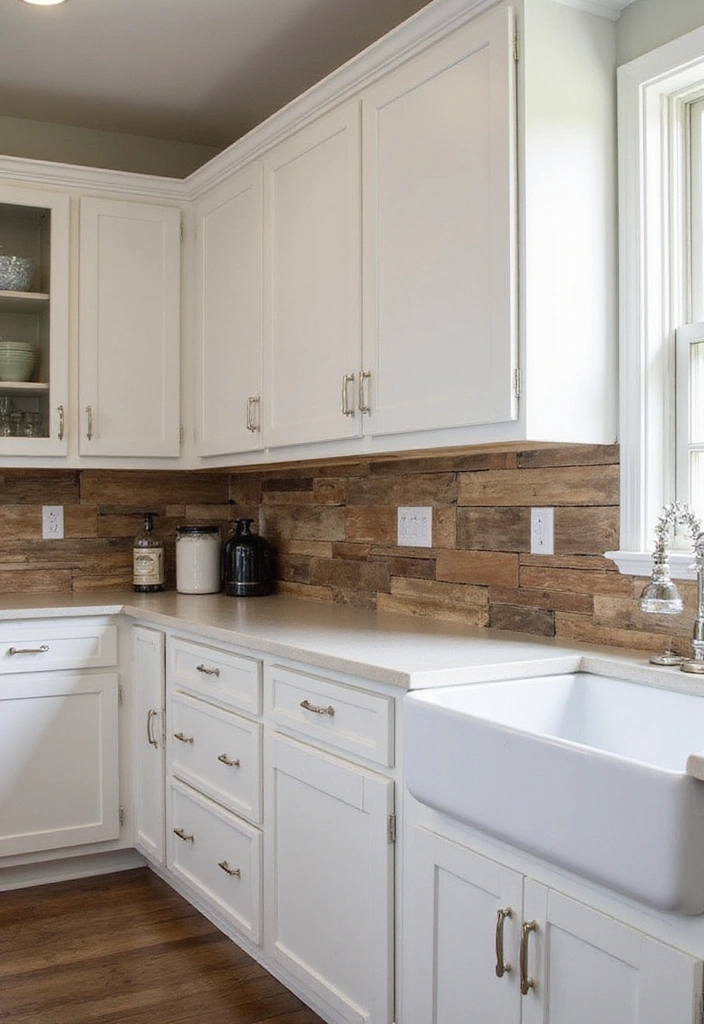 23 Farmhouse Kitchen Decor Ideas That Will Transform Your Space into a Cozy Retreat! - 20. Statement Backsplash
