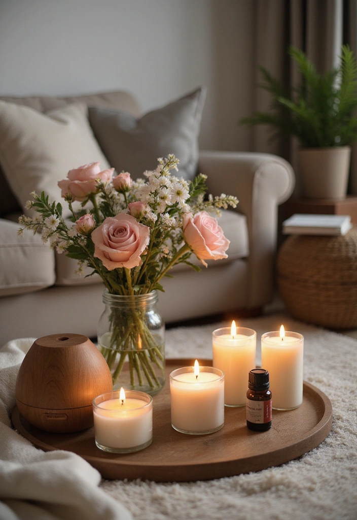 15 Cozy Living Room Ideas That Will Make You Feel Right at Home (You Won't Believe #8!) - 10. Scented Elements