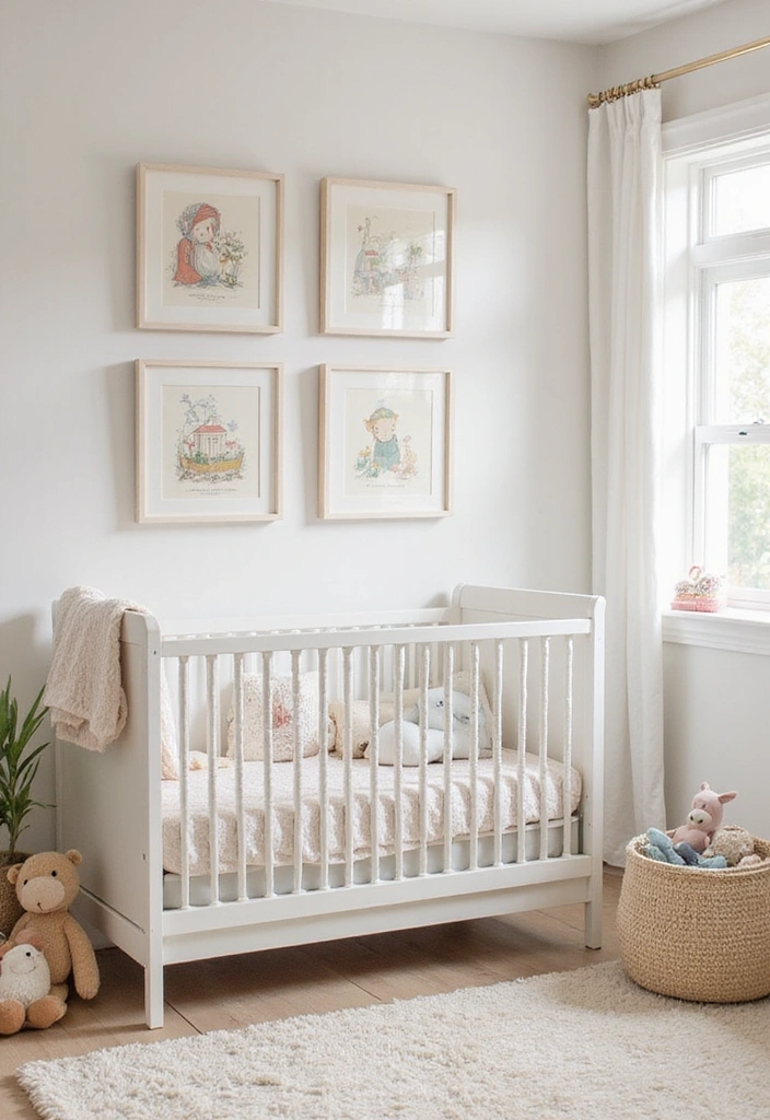 17 Vintage Wall Art Ideas That Will Transform Your Space into a Timeless Treasure! - 11. Vintage Nursery Prints
