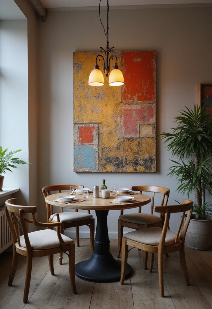 17 Vintage Wall Art Ideas That Will Transform Your Space into a Timeless Treasure! - 16. Vintage Light Fixtures as Art