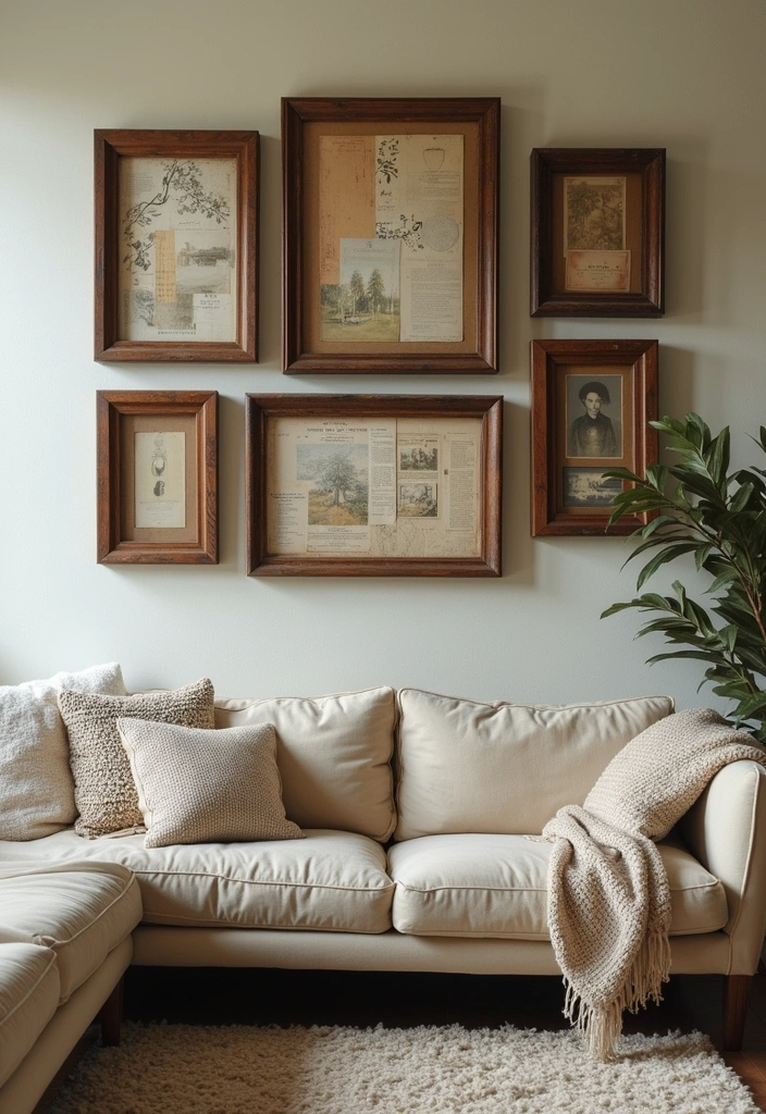 17 Vintage Wall Art Ideas That Will Transform Your Space into a Timeless Treasure! - 17. Vintage Shadow Boxes