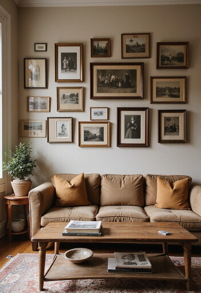 17 Vintage Wall Art Ideas That Will Transform Your Space into a Timeless Treasure! - 7. Vintage Photographs