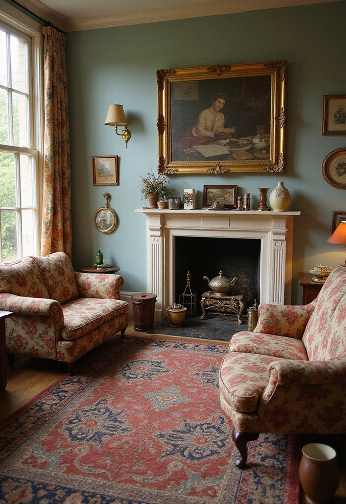 20 Stunning Drawing Room Ideas That'll Make You Want to Redecorate Immediately! - 4. Vintage Charm