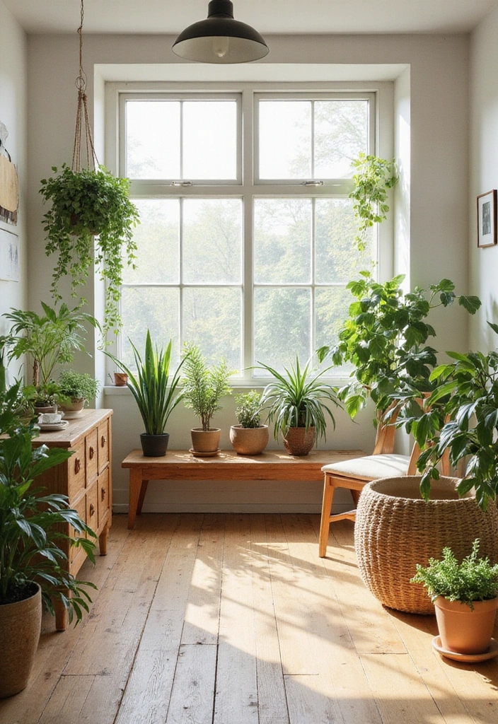 20 Stunning Drawing Room Ideas That'll Make You Want to Redecorate Immediately! - 7. Nature-Inspired Decor