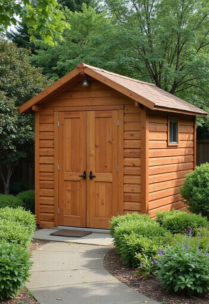 20 Stunning Outdoor Furniture Plans You Can Build This Weekend (Number 12 Will Blow Your Mind!) - 15. Durable Storage Shed