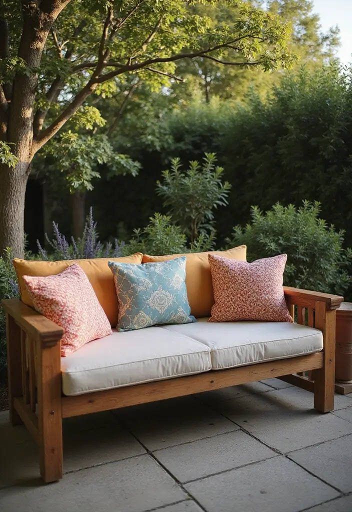 20 Stunning Outdoor Furniture Plans You Can Build This Weekend (Number 12 Will Blow Your Mind!) - 2. Cozy Outdoor Sofa
