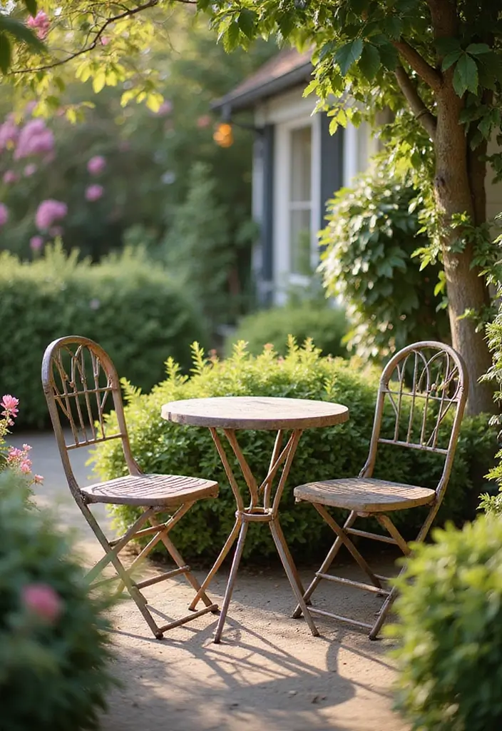 20 Stunning Outdoor Furniture Plans You Can Build This Weekend (Number 12 Will Blow Your Mind!) - 6. Chic Bistro Set