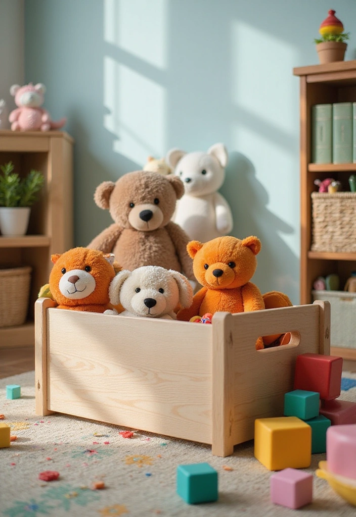 25 Easy Woodworking Projects for Beginners That Will Make You Say 'Wow!' - 13. Fun Toy Box