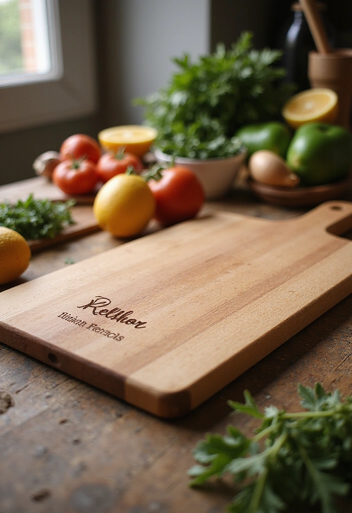 25 Easy Woodworking Projects for Beginners That Will Make You Say 'Wow!' - 6. Personalized Cutting Board