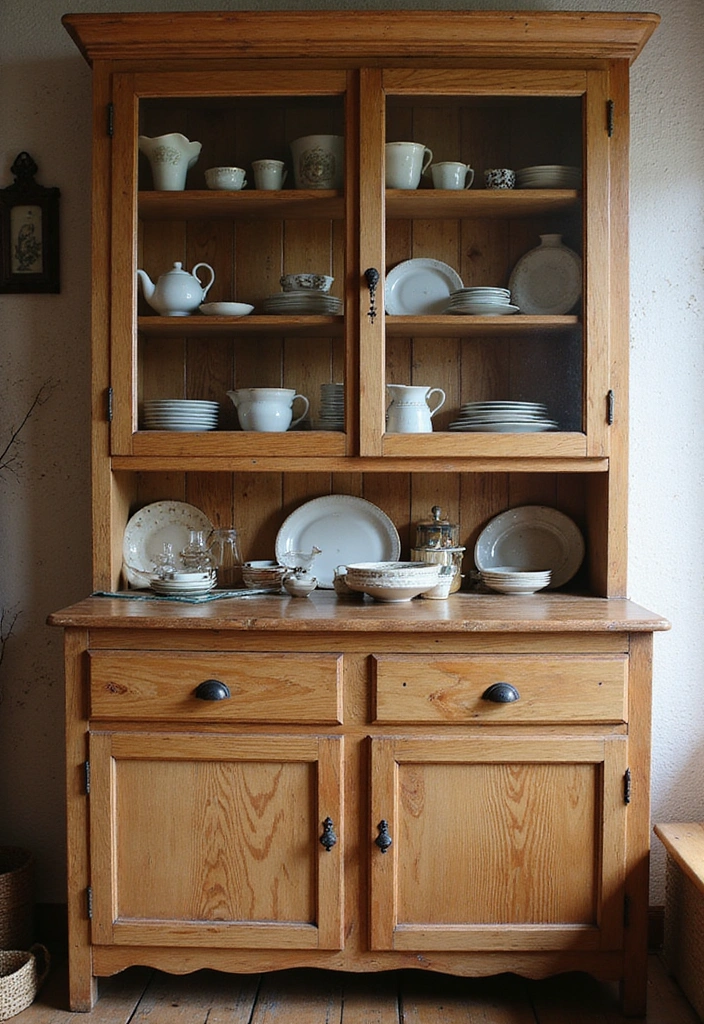 25 Rustic Wood Furniture Ideas That'll Make Your Home Feel Like a Cozy Retreat! - 11. Rustic Wood Cabinets
