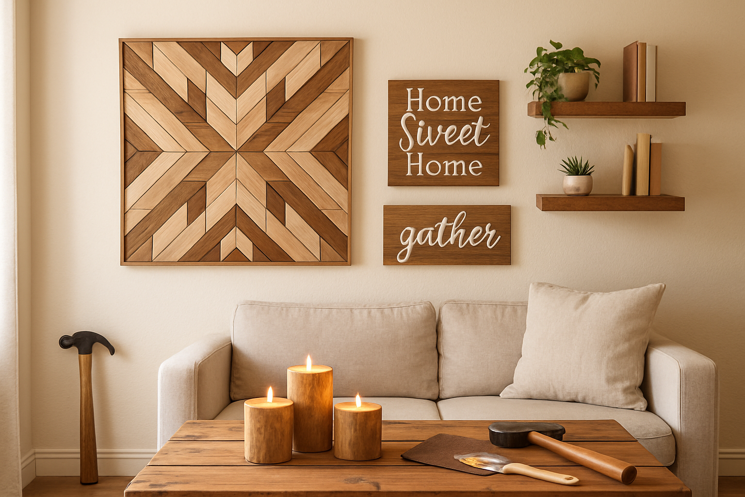 Wooden Decor Ideas that Are Easy to Make