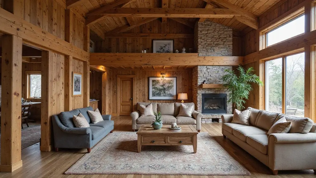 12 Stunning Wood Barndominium Living Room Ideas That'll Make You Wish You Lived Here!