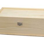 Unfinished Wood Jewelry Box w/ Mirror & Removable Compartments - Ready to Paint!