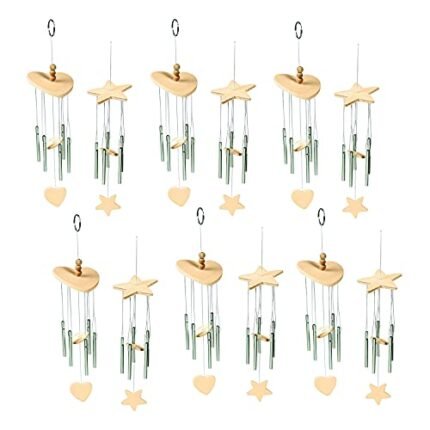 Paint Your Own Wood Wind Chimes - Makes 12 - Make Your Crafts for Kids and Fun Home Activities