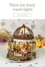 DIY Miniature Green Garden House Kit: Complete Dollhouse Set with Furniture & LED for Adults and Teens - 3D Wood Craft Model for Plant Lovers, Perfect Birthday Gift Under $70 - Image 2