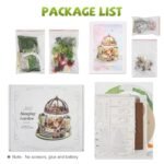 DIY Miniature Green Garden House Kit: Complete Dollhouse Set with Furniture & LED for Adults and Teens - 3D Wood Craft Model for Plant Lovers, Perfect Birthday Gift Under $70 - Image 8