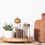 10" Round Wooden Tray - Farmhouse Decor for Bathroom or Kitchen, Ideal for Soap, Perfume, Candles & Sponges - Brown - Image 3