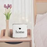 ANIANG Wooden Home Sign – Rustic Welcome Plaque for House Decor, Farmhouse Desk Accent, Ideal for Living Room or Housewarming Gifts Under $70 - Image 5