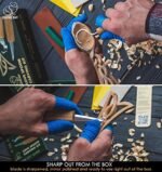 BeaverCraft Beginner Wood Spoon Carving Kit - DIY Whittling Set with Tools, Sloyd Knife, Hook Knife, and Basswood Blank - Perfect Woodworking Hobby for Adults & Kids Under $70 - Image 3