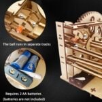 3D Wooden Marble Run Puzzle Kit for Ages 14+ | DIY Craft Model Assembly - Image 4