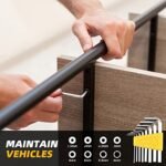 URASISTO 40-Piece DIY Tool Kit with Portable Carrying Case—Essential Hand Tools for Home Maintenance, Woodworking, and Perfect for College Students, Under $70 - Image 6