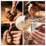 28-Piece Premium Wood Carving Kit: Ergonomic Walnut Handles & Sharp High-Carbon Steel Blades - Image 2