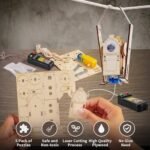 5-in-1 STEM Robot Kit for Kids Ages 5-12: Wooden Building Art and Craft Kits, 3D Puzzles, Robotics Models, and Science Projects – Perfect Gifts for Boys 6 to 12 Under $70 - Image 9