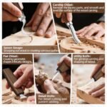Beginner's Wood Carving Tools Set: 16-Piece Kit with Whittling and Detail Knives, Deluxe Spoon Carving Tools, Includes Carry Bag – Perfect for Adult Woodworking Hobbies Under $70 - Image 6
