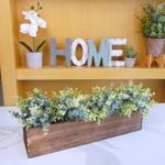 Rustic Wooden Planter Box with Liner - 17.3" x 3.9" for Farmhouse Decor & Centerpieces - Image 3