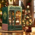 CUTEBEE DIY Book Nook Kit - Miniature Owl Bookstore House for Adults & Teens, 3D Wooden Puzzle Decor, Perfect Gift for Family & Friends (Under $70) - Image 4