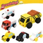 12-Piece DIY Wooden Car Set – Unfinished Wood Craft Kit for Kids | Easy Woodworking & Painting Activities for Family Fun | Affordable Arts & Crafts under $70 - Image 3