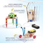 5-in-1 STEM Robot Kit for Kids Ages 5-12: Wooden Building Art and Craft Kits, 3D Puzzles, Robotics Models, and Science Projects – Perfect Gifts for Boys 6 to 12 Under $70 - Image 2