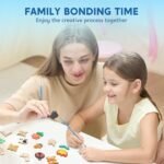 JOYIN 12-Piece Wooden Magnet Craft Kit for Kids: DIY Painting Gift for Easter Baskets, Birthday Parties, and Family Fun—Perfect Party Favors for Boys and Girls Under $70 - Image 6