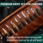 BeaverCraft Deluxe Wood Carving Kit S18X - Complete Spoon & Whittling Knife Set - Image 2