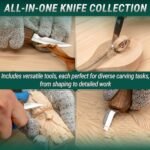 BeaverCraft Deluxe Wood Carving Kit S18X - Complete Spoon & Whittling Knife Set - Image 4