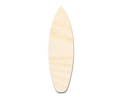 Bigger Better | Unfinished Wood Surfboard Shape | DIY Craft Cutout | 36" / 1/2"