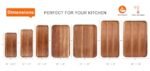 Rectangular Acacia Wood Serving Platters - Charcuterie & Cheese Boards, Appetizer Trays, and Snack Plates - Perfect Home Decor for Desserts and More (Under $70) - Image 4