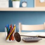 Tbestmax Q-Tips Holder: 10/7 OZ Cotton Ball/Swab Dispenser with Brown Wood Lid - Apothecary Jar Organizer - Image 7