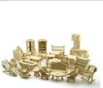 NWFashion 17" Wooden Dream Dollhouse - 2 Floors with Gothic Furniture DIY Kit for Christmas Fun (Under $70) - Image 5