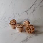 Boho Rattan Knob Set - 6 Handmade Decorative Pulls for Dressers, Drawers & Cabinets (Caramel) - Image 2