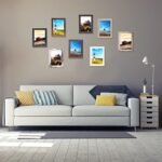 Set of 8 Rustic 4x6 Picture Frames - Multi Wood Colors, Vertical/Horizontal Display for Home & Office Decor - Image 7