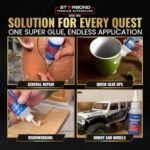 Starbond Medium Super Glue Pro Kit (2 oz) – Fast-Bonding CA Adhesive with Clog-Resistant Cap, Microtips & Extra Nozzle for Quick Fixes & Woodworking - Image 5