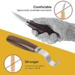 26-Piece Wood Carving Kit for Beginners: Tools, Knives, Gloves & Blocks for Spoon & Bowl Making - Image 3