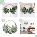 TEMPUS 16” Eucalyptus Bead Wreath - Charming Farmhouse Door Decor for Indoor/Outdoor Use, Under $70 - Image 4