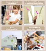 3D Wooden Puzzle Model Kit: Nieuport 17 Airplane - DIY Crafting Fun, Educational Assembly Toy for Decor - 30 Pieces, $70 or Less - Image 3