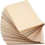 15 Pack Basswood Sheets, Unfinished Wood, Thin Plywood Wood Sheets for Crafts, House Aircraft Ship Boat Arts and Crafts, School Projects, DIY Wooden Model Making（150 * 100 * 2mm）