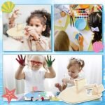 10 Pcs DIY Mini Wooden Sailboat Kits – Fun Craft Project for School, Paint & Decorate Your Own Paddle Boats - Image 5