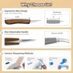 <p><strong>27-Piece Wood Carving Kit: Includes 4 Carving Knives, 6 Detail Knives, and Basswood Blocks – Perfect Hobby Set for Beginners and Gift for Adults & Kids Under $70</strong></p> - Image 3