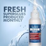 Starbond Medium Super Glue Pro Kit (2 oz) – Fast-Bonding CA Adhesive with Clog-Resistant Cap, Microtips & Extra Nozzle for Quick Fixes & Woodworking - Image 2
